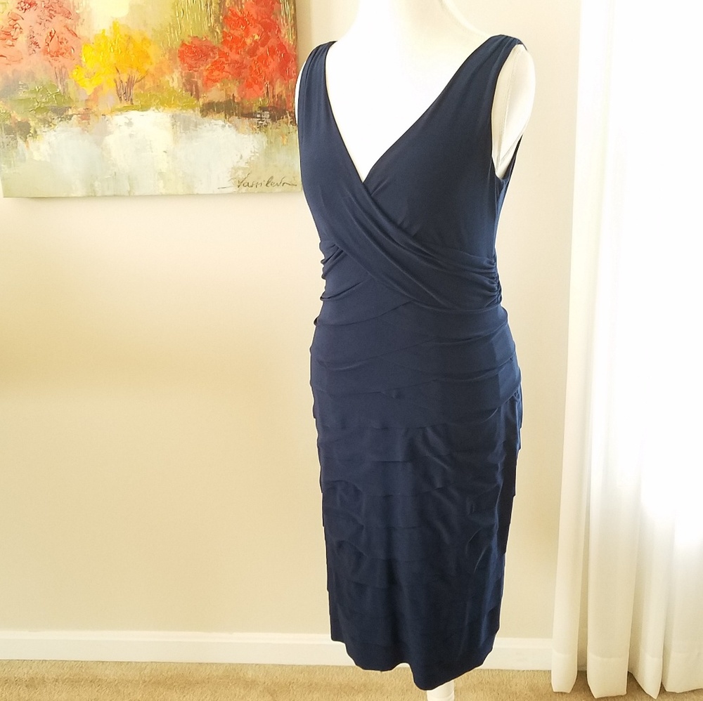 American Living Navy flutter dress, 8